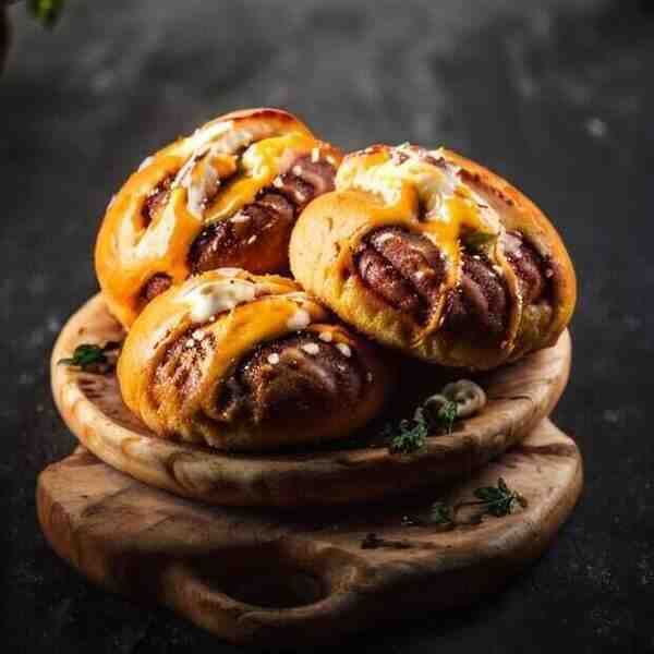 Булочки с сосисками